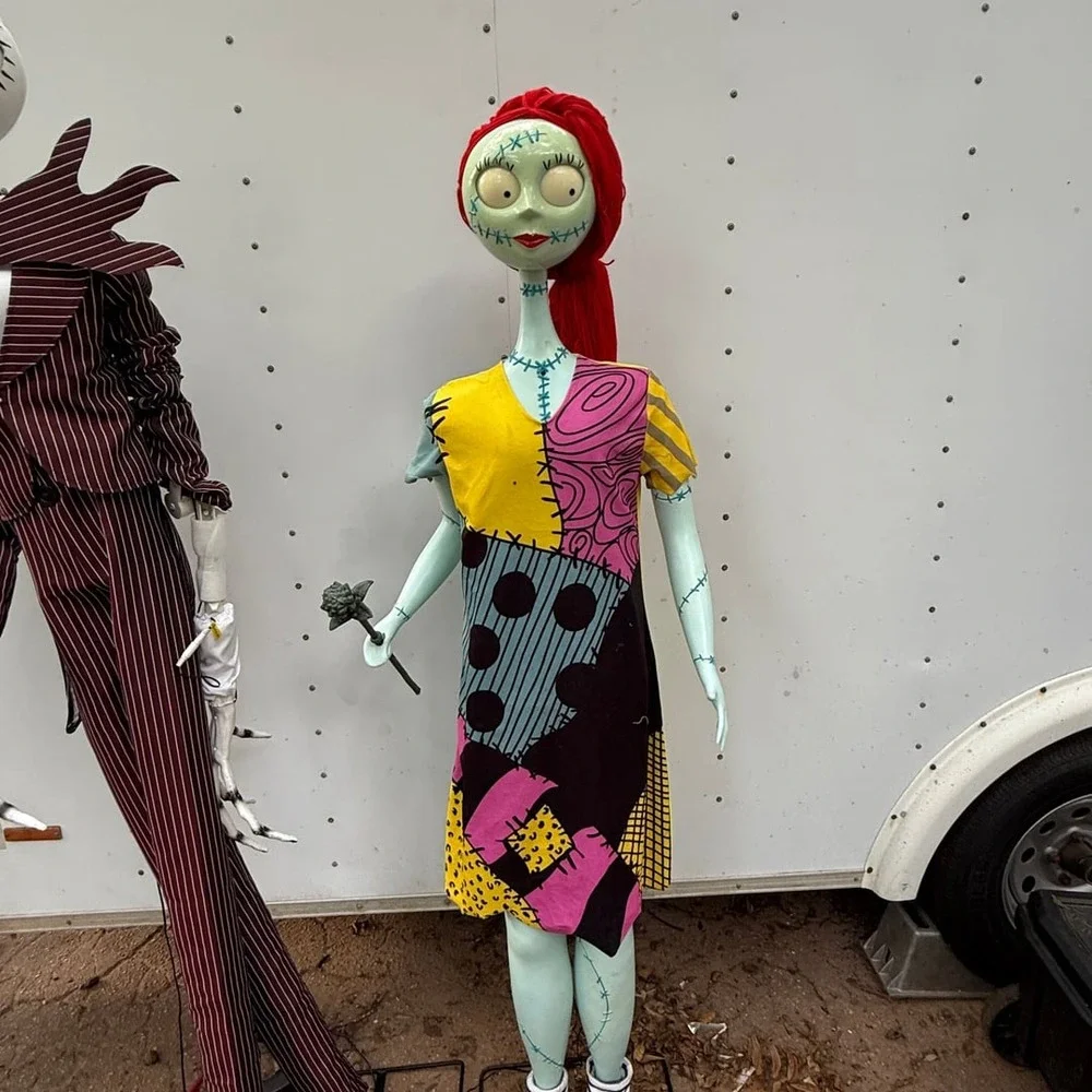 Jack Skellington and Sally Nightmare Before‎ Christmas 6ft Animatronic Life-Size